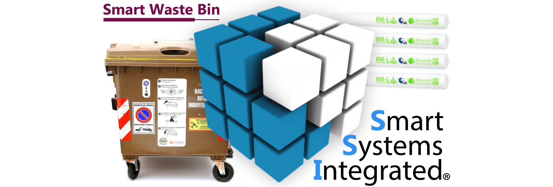 EPoSS assegna il Trademark Smart Systems Integrated <sup>®</sup> (SSI) ai Cassonetti Intelligenti Adambì per le loro caratteristiche innovative