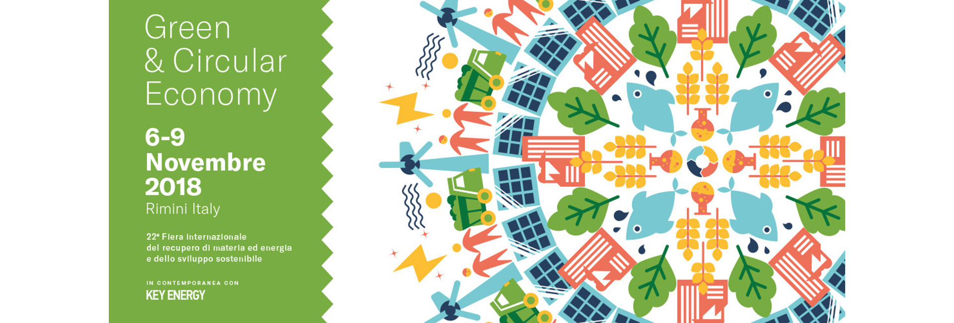 Adambì renouvelle le rendez-vous à Ecomondo, l'événement plus important du secteur des technologies pour l'environnement, à Riminifiere du 6 au 9 novembre 2018